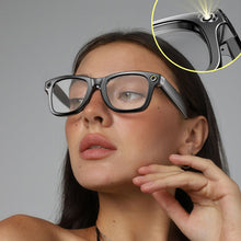 Load image into Gallery viewer, AI Smart Glasses with Camera and Bluetooth, 8MP 2K HD Camera Glasses, AI Voice Control, AI Photo Recognition and Translation, Smart Anti-Blue Light Glasses
